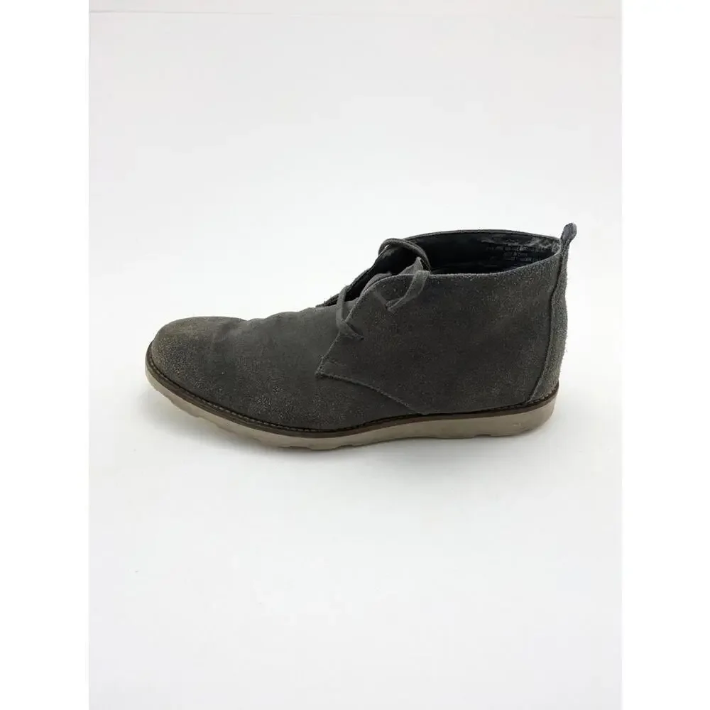 Mens Odin New York Gray Chukka Leather Lace Up Dress Boots‎ F16855676 Size 12